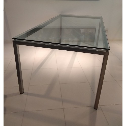 MESA DE JANTAR INOX ESCOVADO